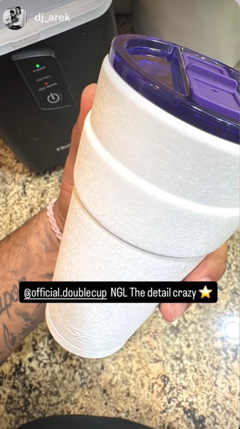 Customer photo of a Double Cup order